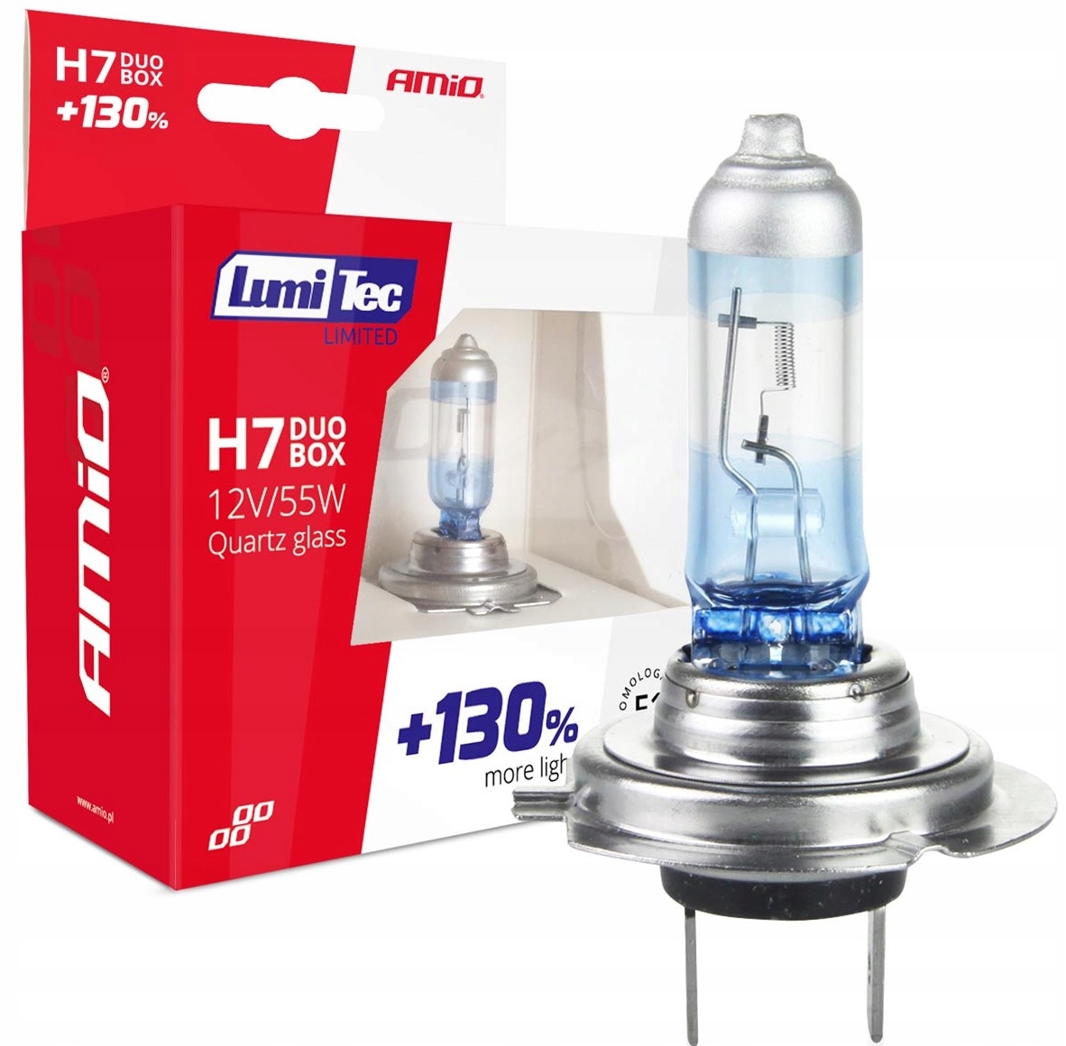 

2X Żarówka H7 12V 55W Xenon Look +130% Lumitec