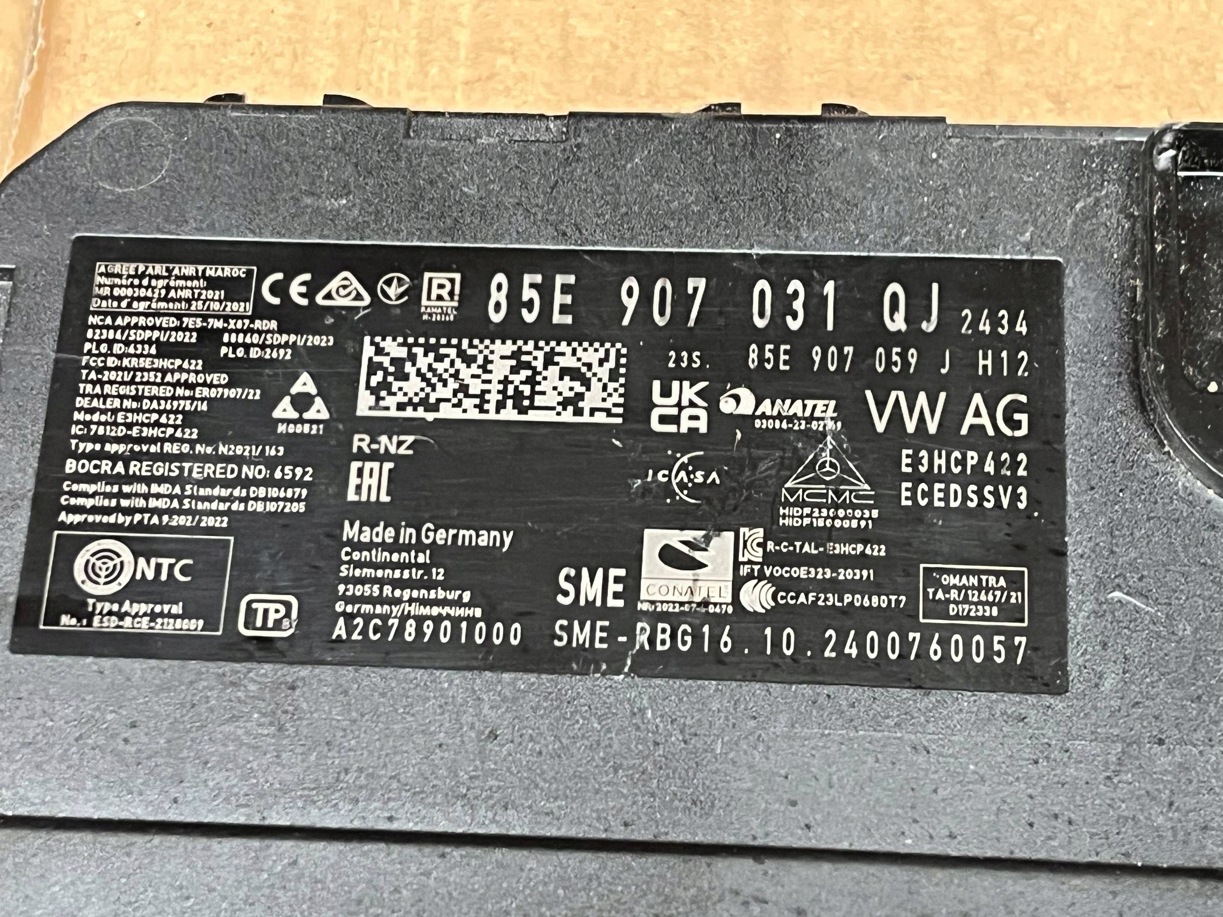 Audi Q4 E-Tron control unit / comfort control unit BCM 85E907031QJ !J