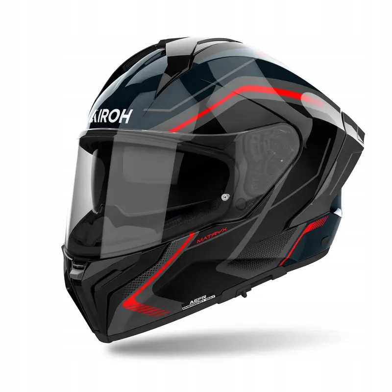 Integrálna motocyklová prilba Airoh Matryx Wide Red Gloss L