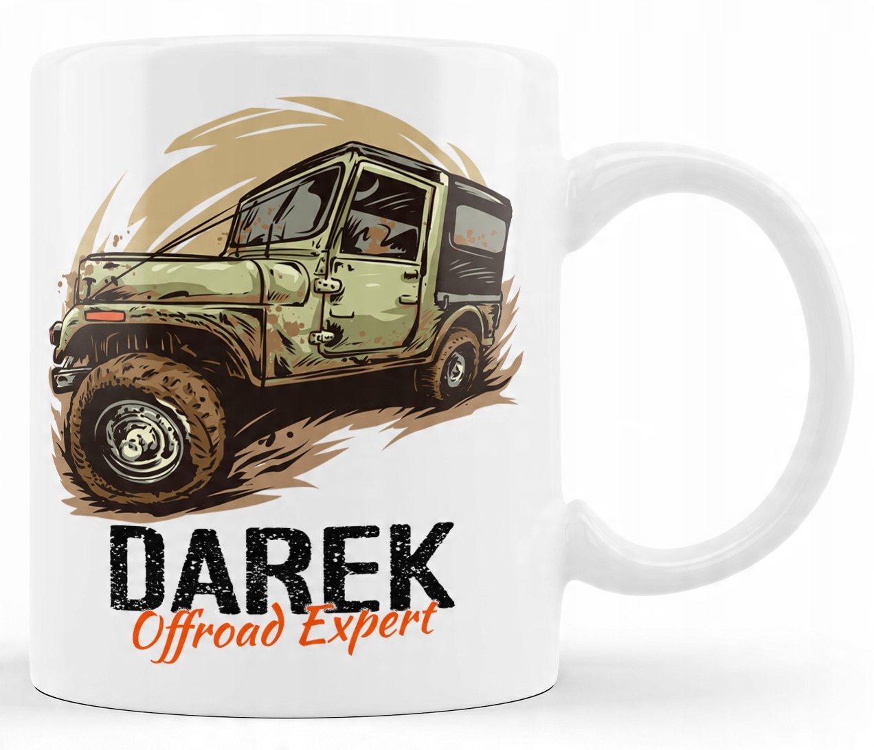 

Kubek Offroad z autem terenowym i Twoim imieniem.