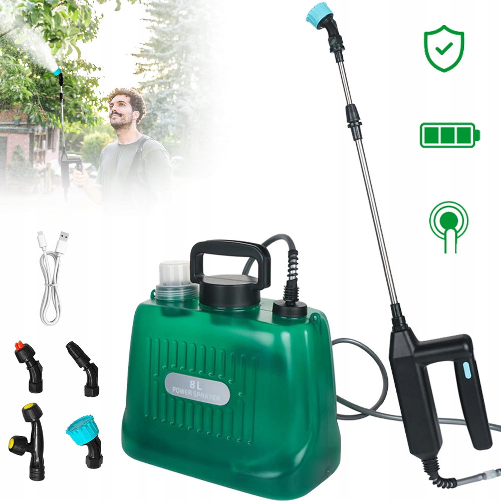 8 L Elektrický Postřikovač Pro Rostliny, Tlakový Postřikovač Pro Zahradu
