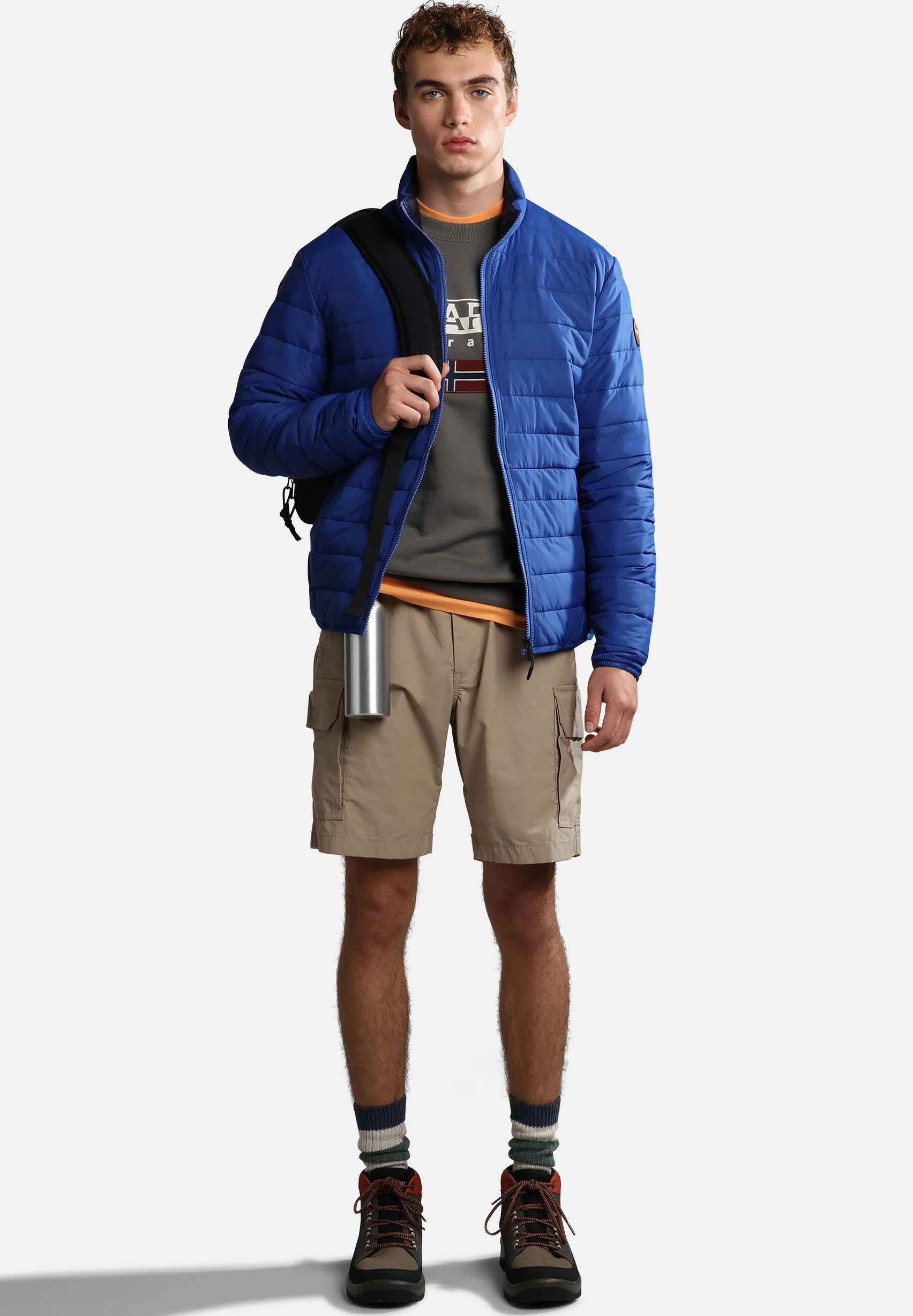 Pánská Bunda Napapijri Acalmar 6 Modrá Mazarin B5A NP0A4H1YB5A1 S