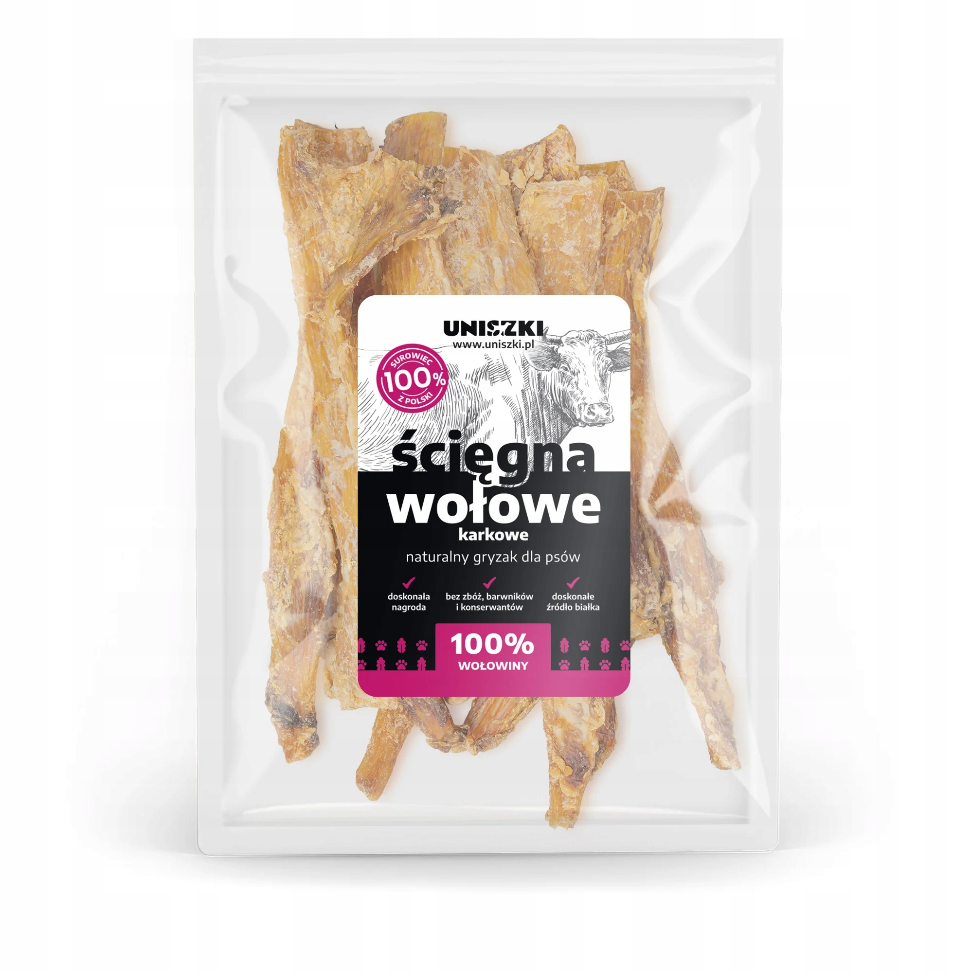 UNISZKI Ścięgna wołowe karkowe 500g