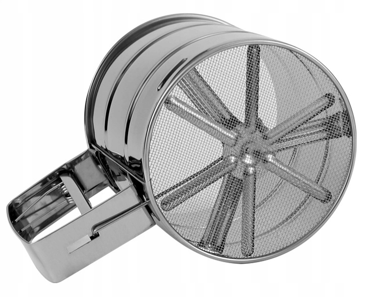 

Przesiewacz Do Mąki cukru pudru Sitko Cedzak stal