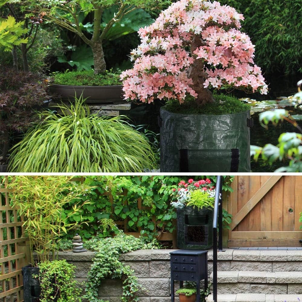 WORKI DO UPRAWY ZIEMNIAKÓW, 4 SZT.TORBY DO UPRAWY ROŚLIN TOREBKI DO UPRAWY Kształt Okrągły