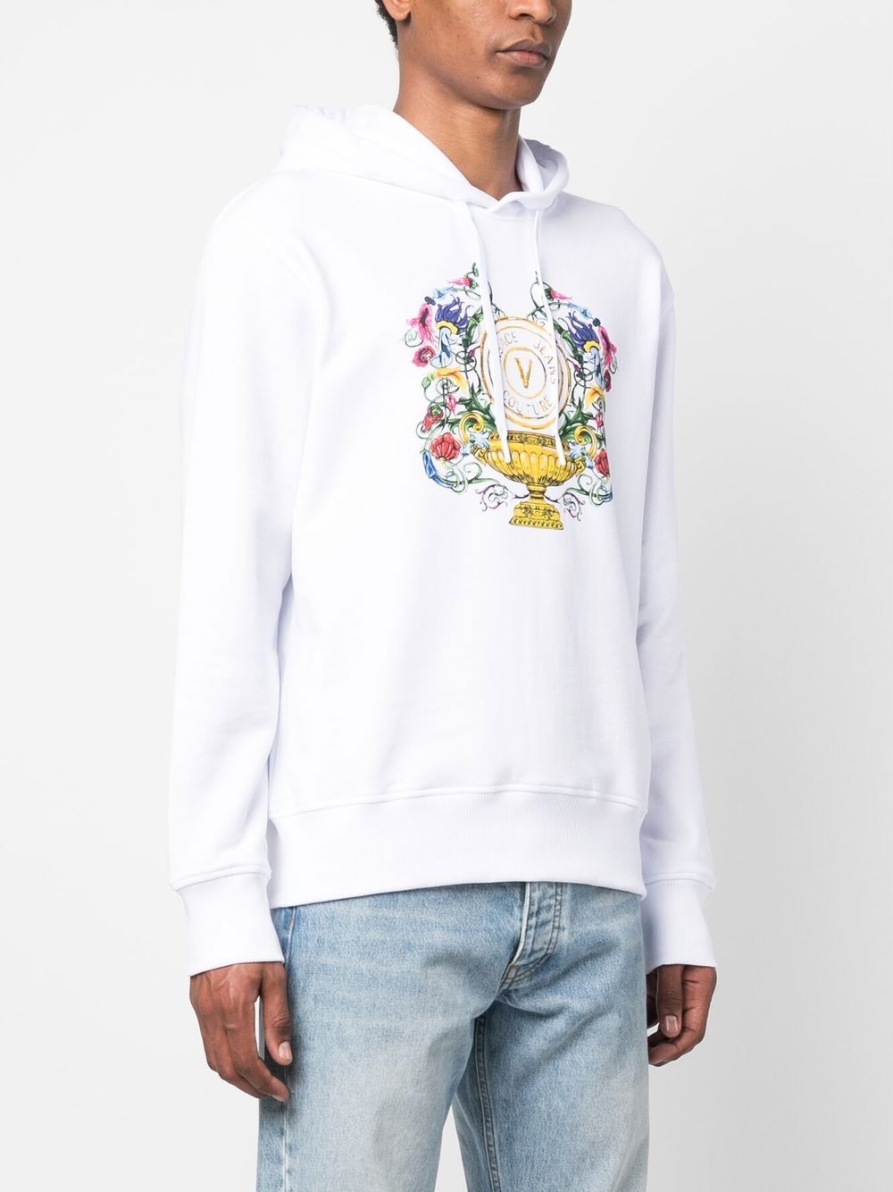 Versace Jeans Couture Bílá Mikina S Potiskem (M)