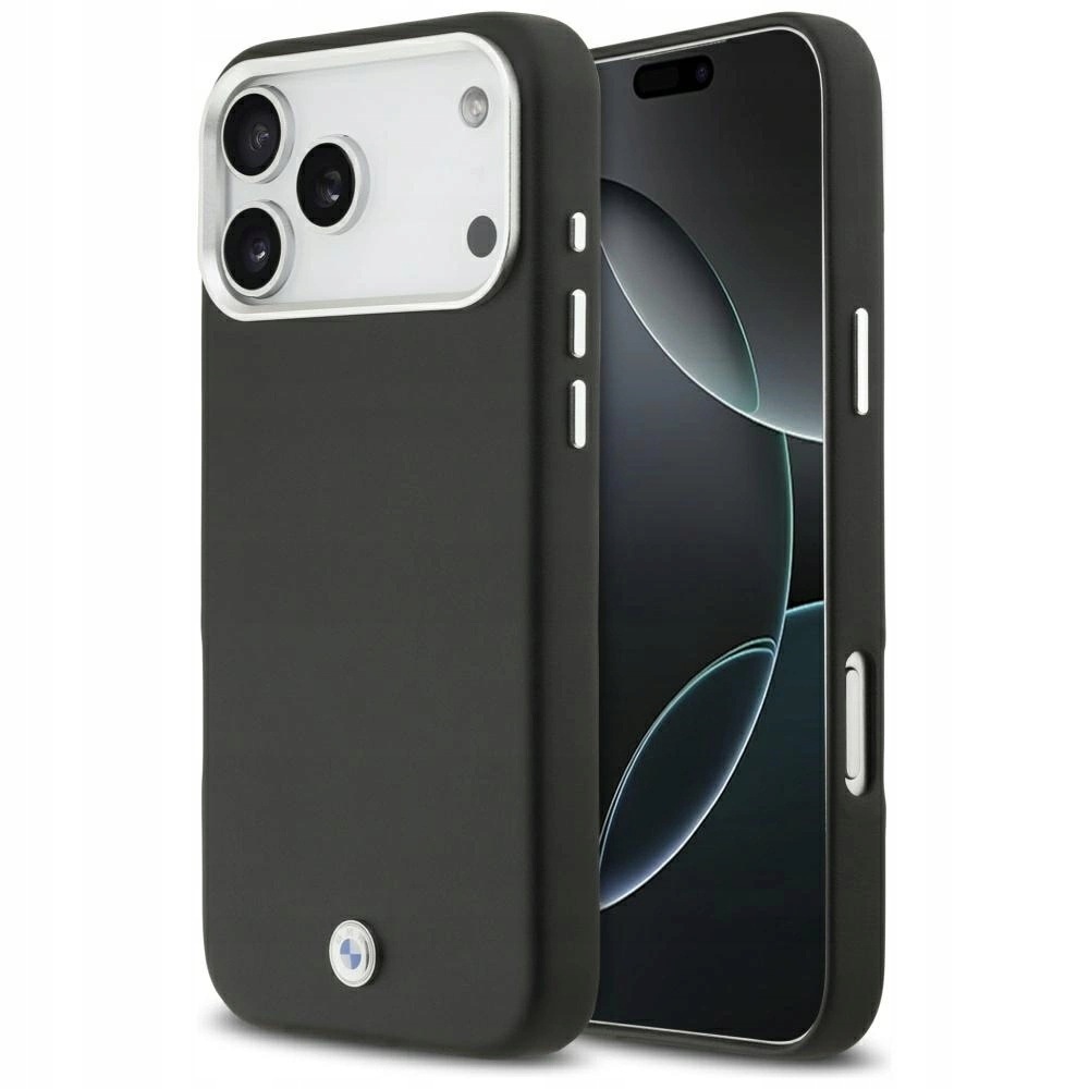 Etui Bmw Sign Full Wrapped Metal MagSafe na iPhone 17 Pro Max czarne