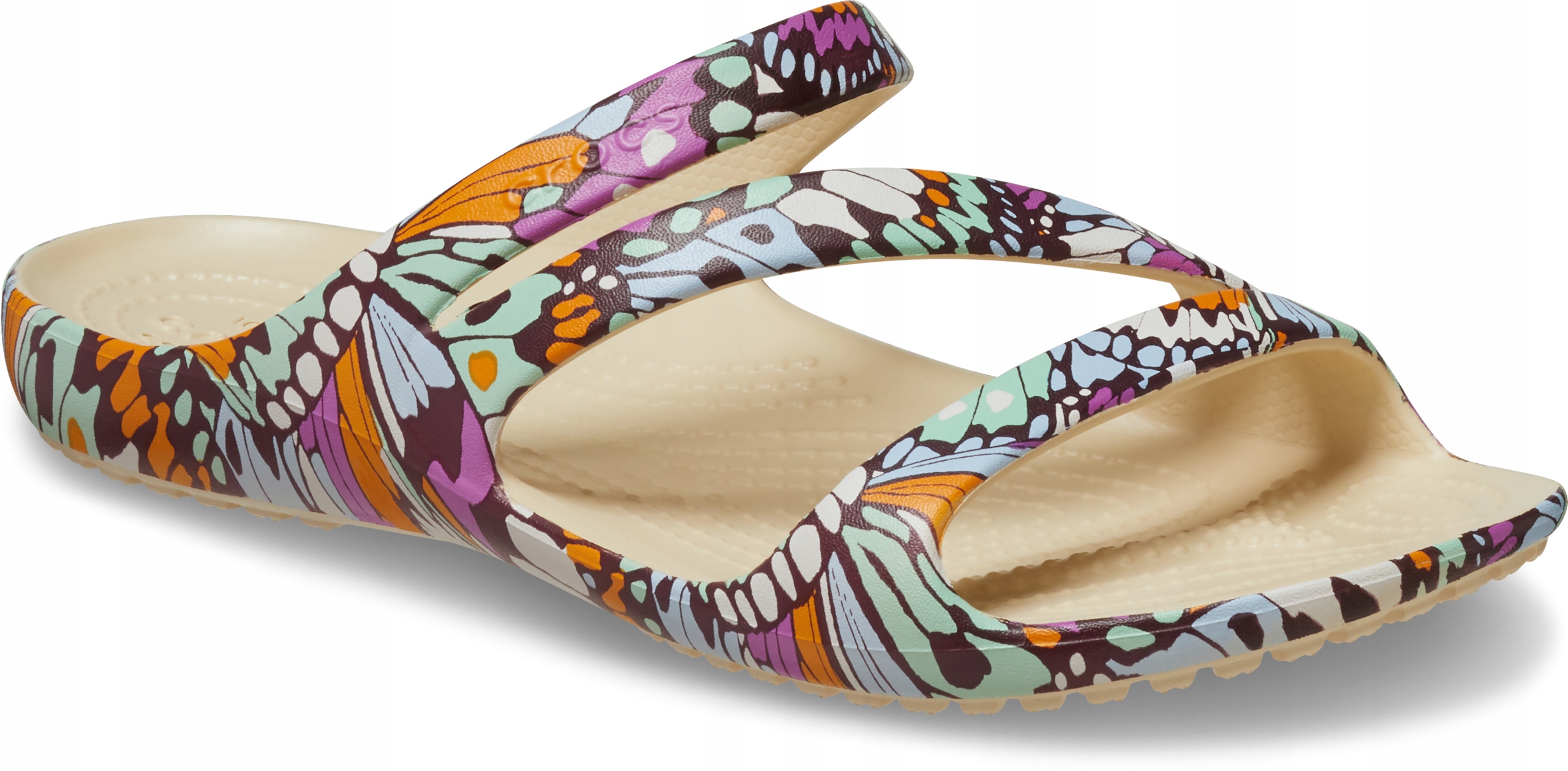 CROCS KROKS KLAPKI SANDAŁY KADEE BUTTERFLY GRAPHIC 209772 W7 37-38 37,5 Marka Crocs