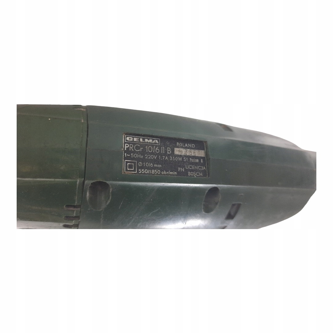 Wiertarka CELMA PRCR 10/6 II B Zasilanie sieciowe