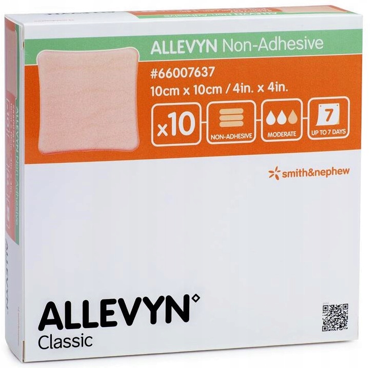 

Smith Nephew Allevyn Non-Adhesive 10x 10cm 10 szt.