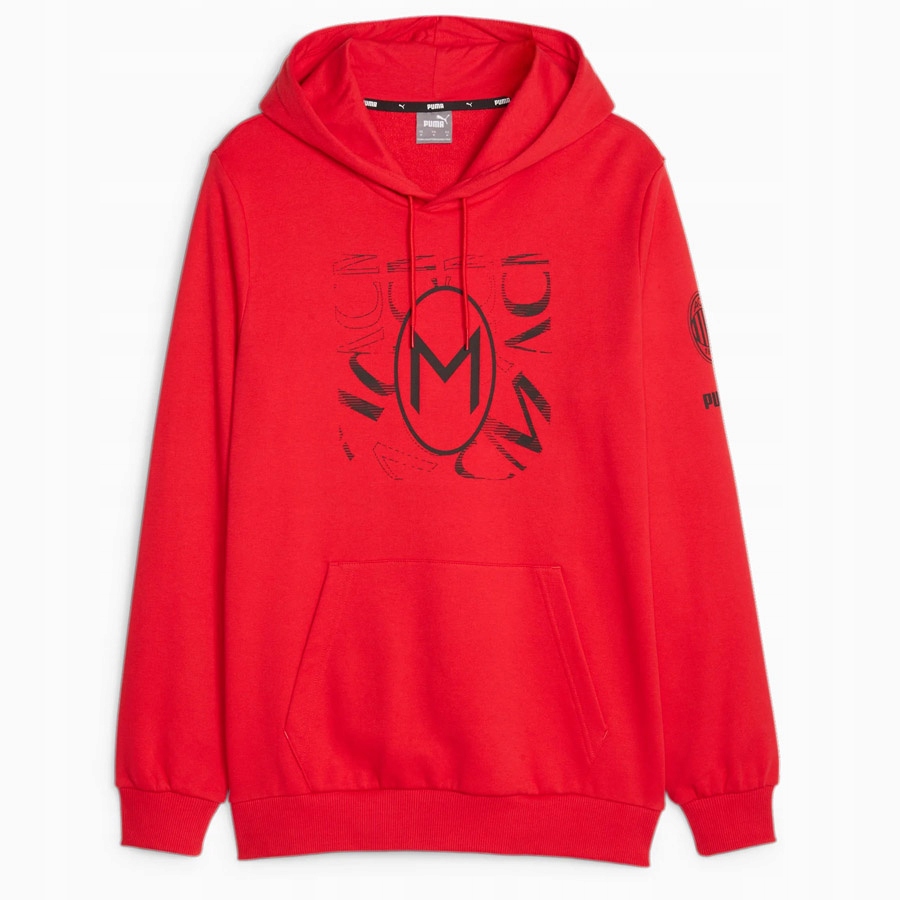 Bluza Puma Ac Milan FtbCore Graphic Hoody 772316-01 czerwony XL