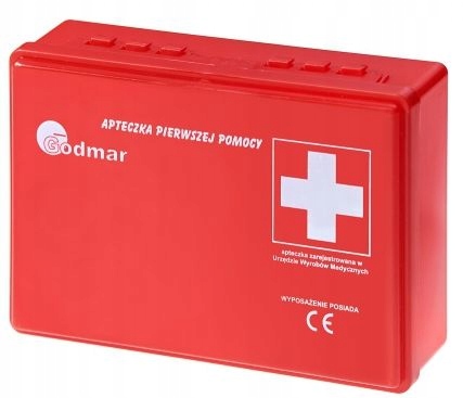 APTECZKA SAMOCHODOWA Godmar E01 Mała Uniwersalna Rękawiczki Winylowe