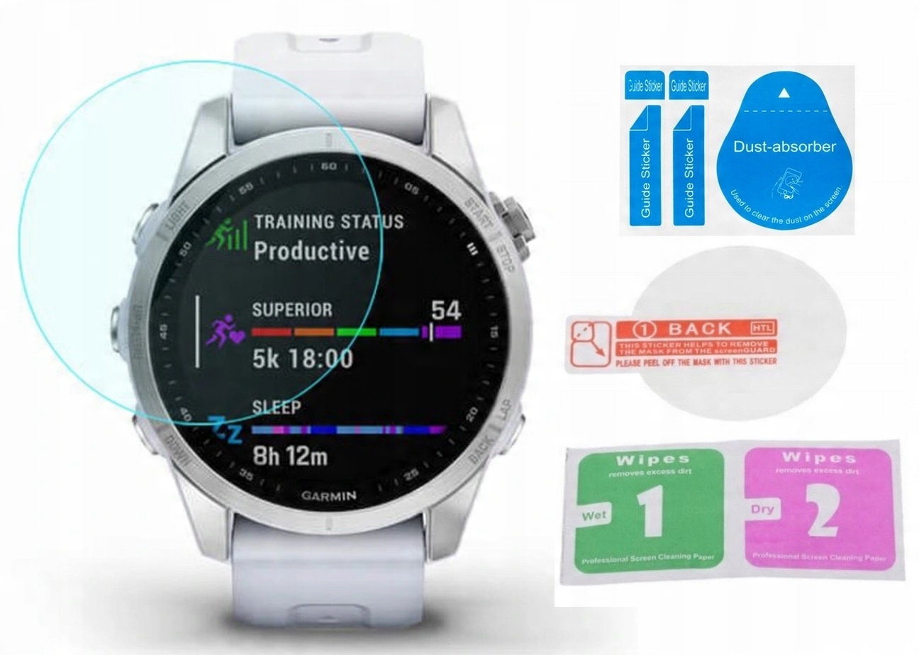 

4x Szkło Hartowane 9H / Garmin Fenix 7S / 7S Solar