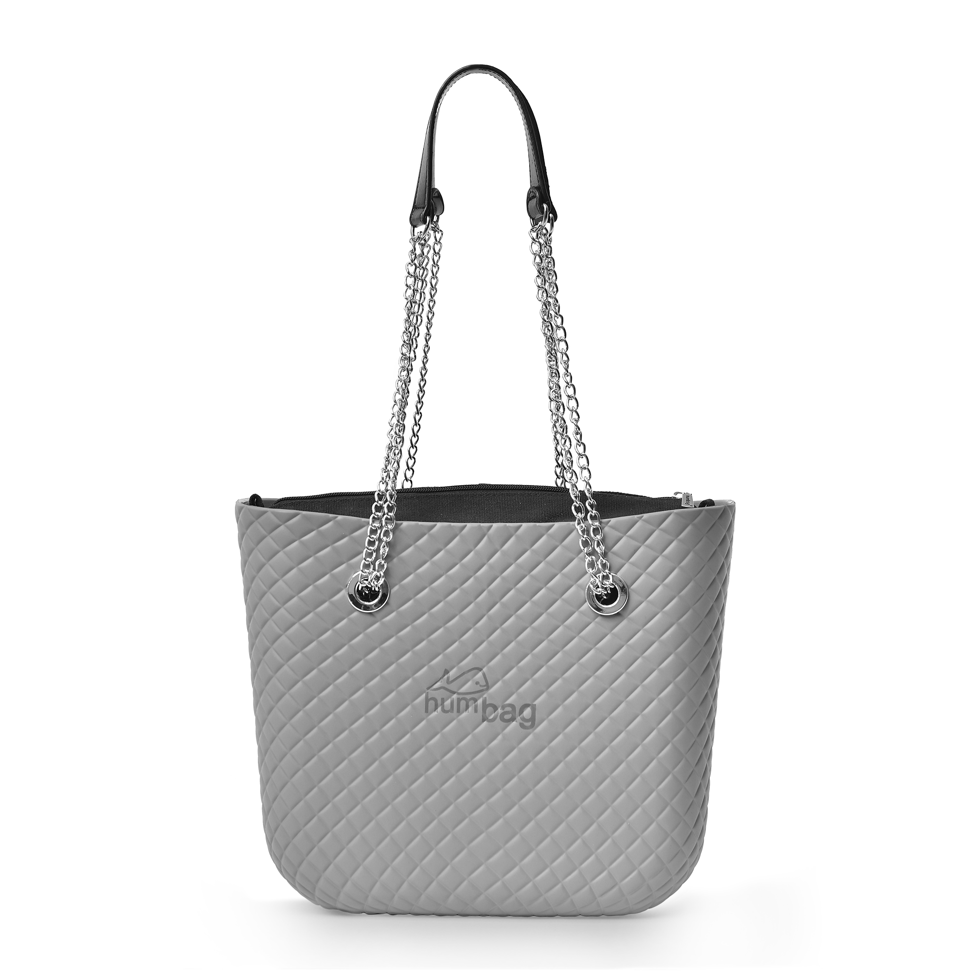 

Modna Torebka Humbag Skalisty Popiel Mini+ Black