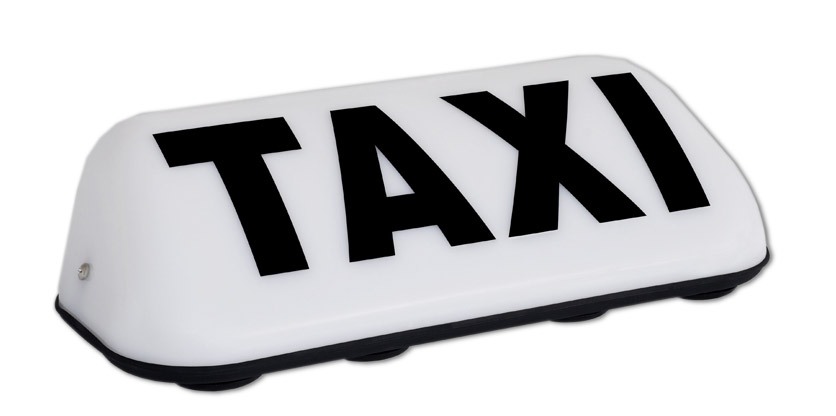 

Kogut Taxi Led biały na magnes Szpakówka