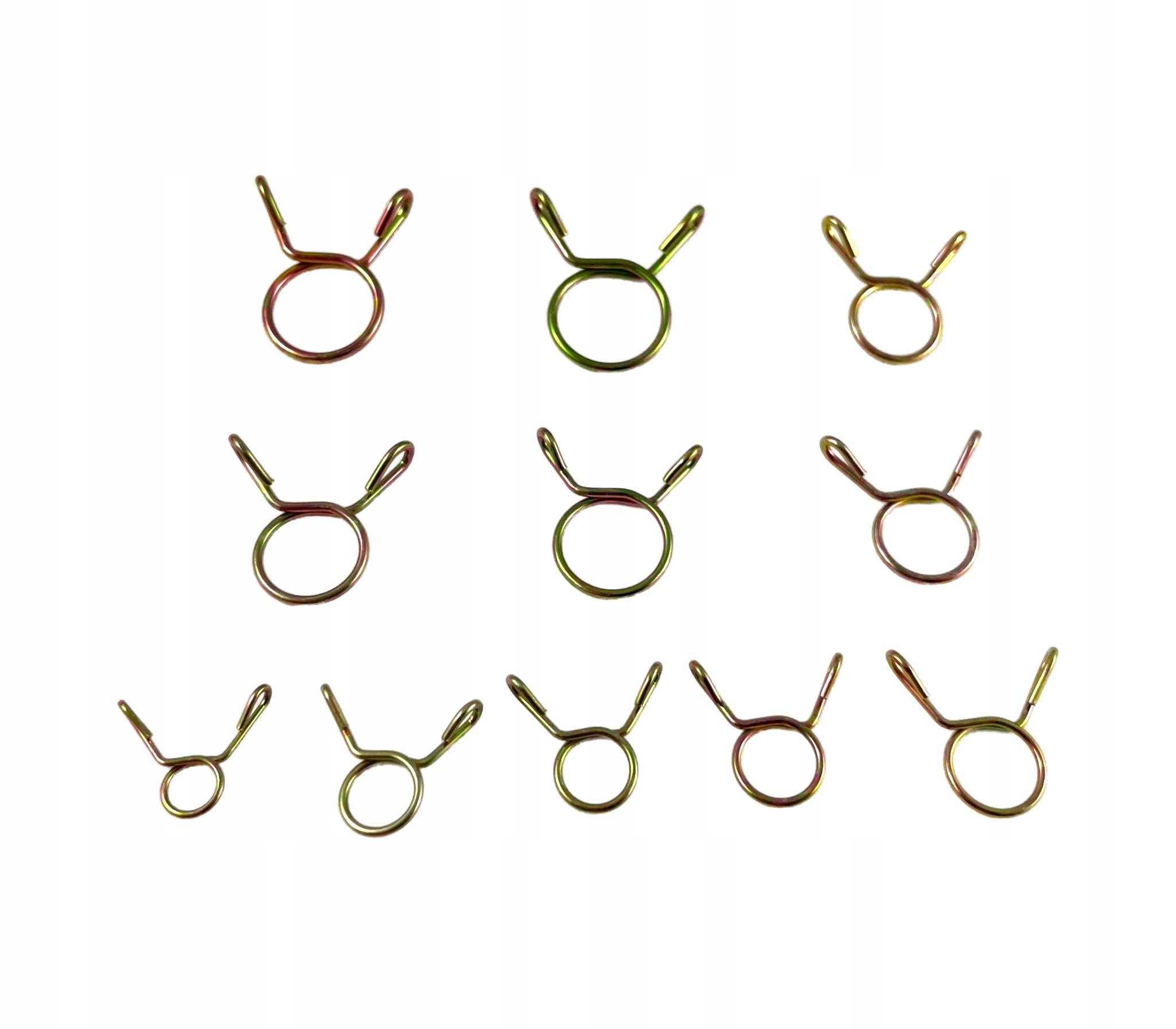 Opaska zaciskowa przewodu paliwa Wąż 5-14mm obejma z drutu samozacisk x2