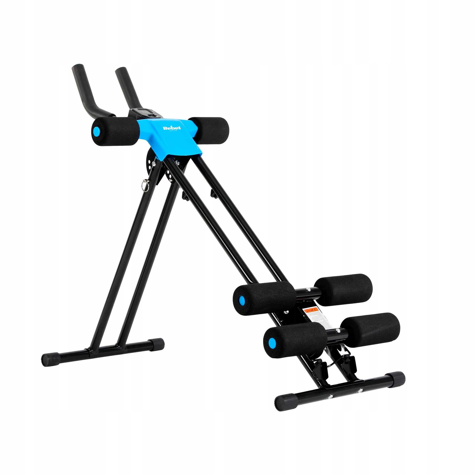 Ławka trenażer do ćwiczeń mięśni brzucha Rebel regulowany z licznikiem