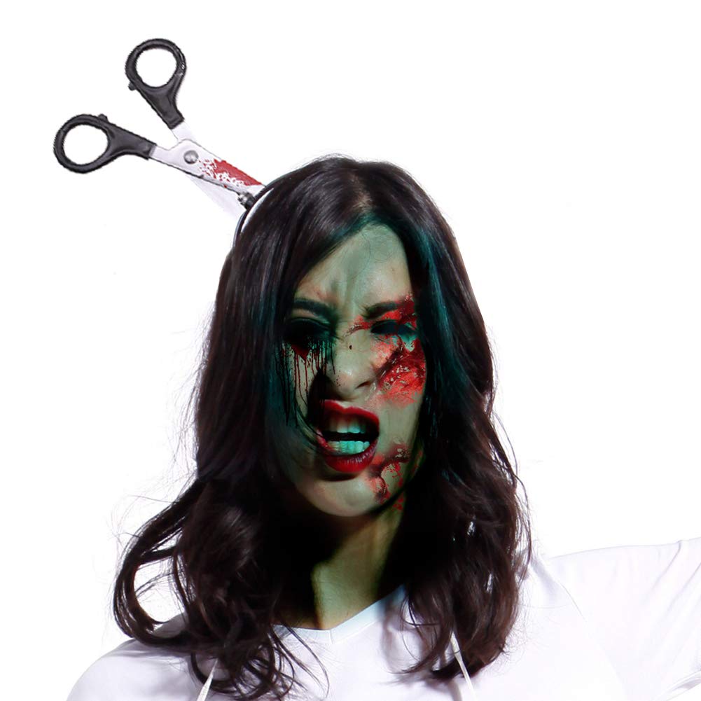 

Opaska Nożyczki W Głowie Kostium Halloween Horror