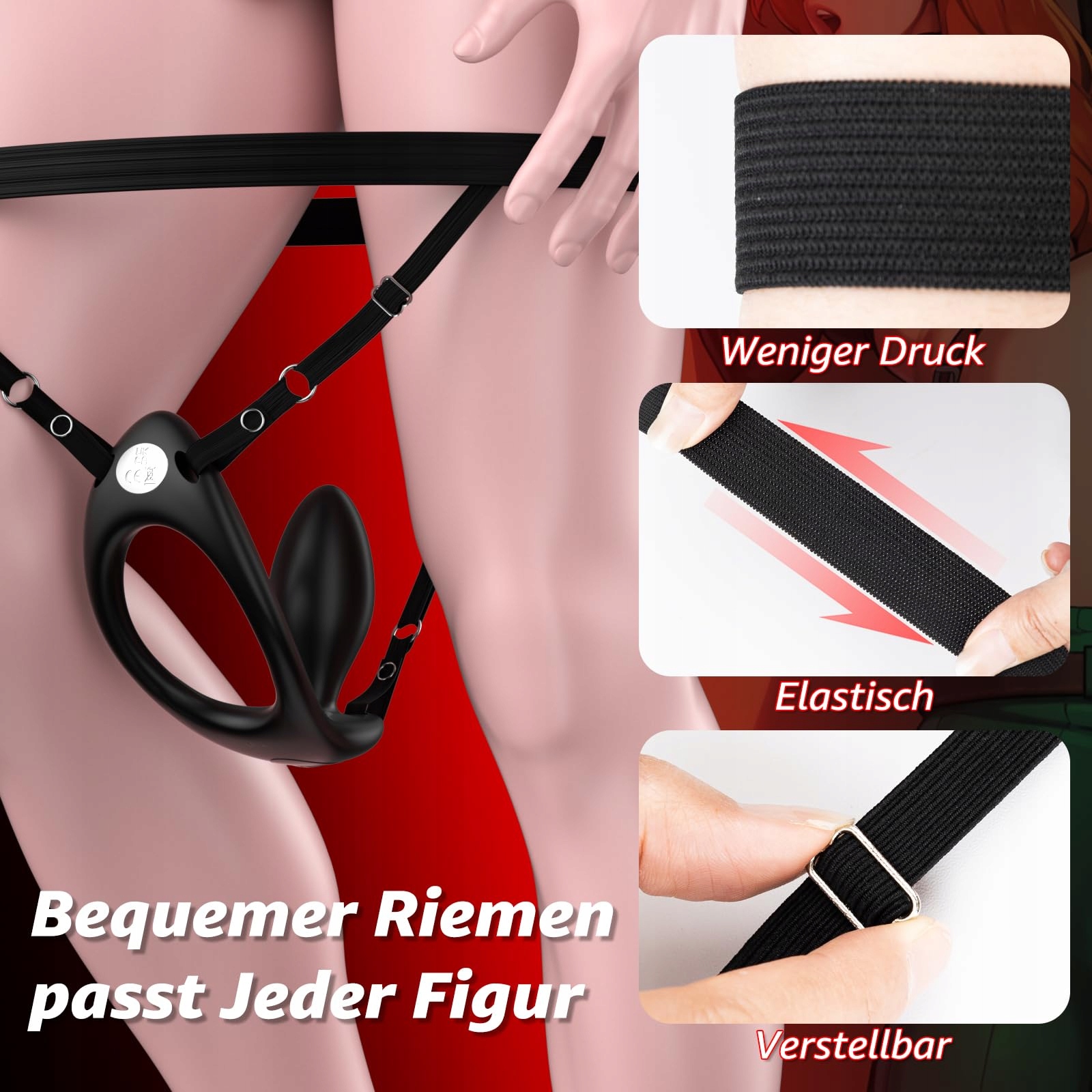 EXTREM Wibrator Analny Dla Mężczyzn Z Pierścieniem Na Penisa — miniatura 6