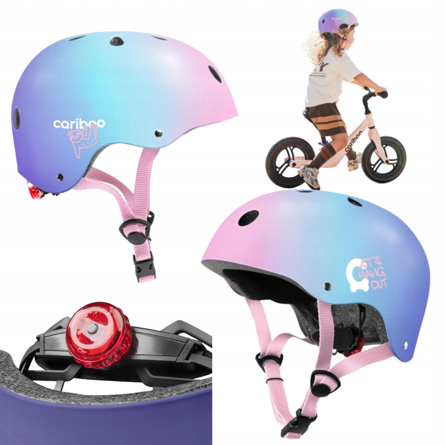 Kask Dziecięcy Na Rower Rolki Hulajnogę Wytrzymały Rozmiar Xs/s 48-52 CM