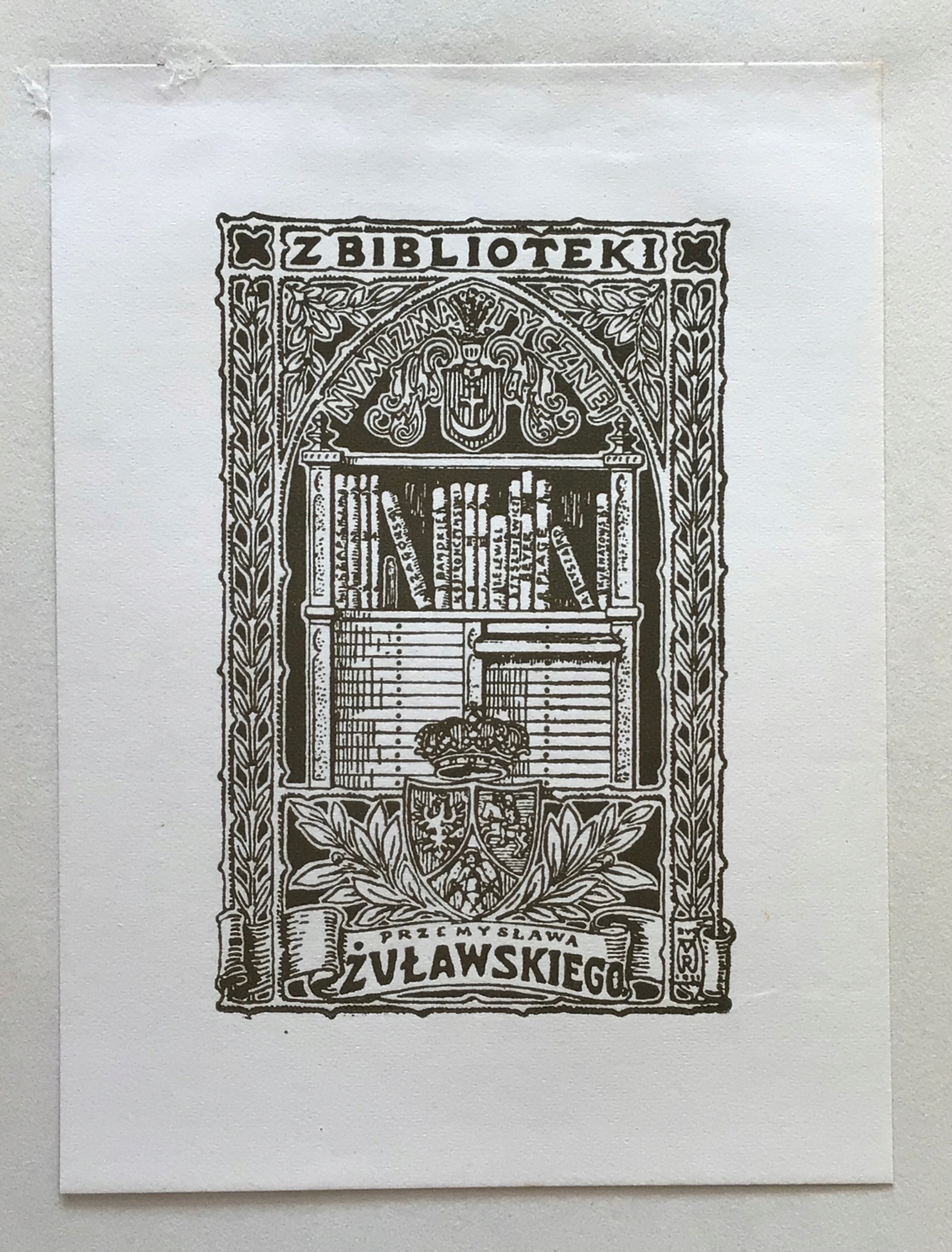 Ex-libris Rudolf Mękicki / Przemysława Żuławskiego