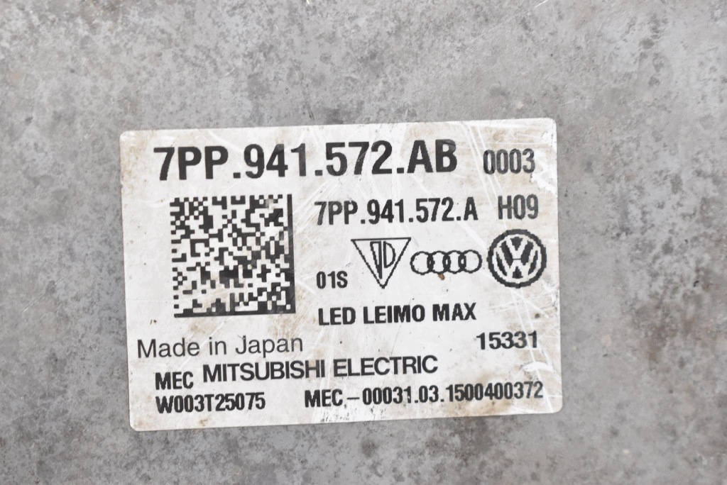 control unit module FULL LED right 7PP941572AB VW PASSAT B8 14-19
