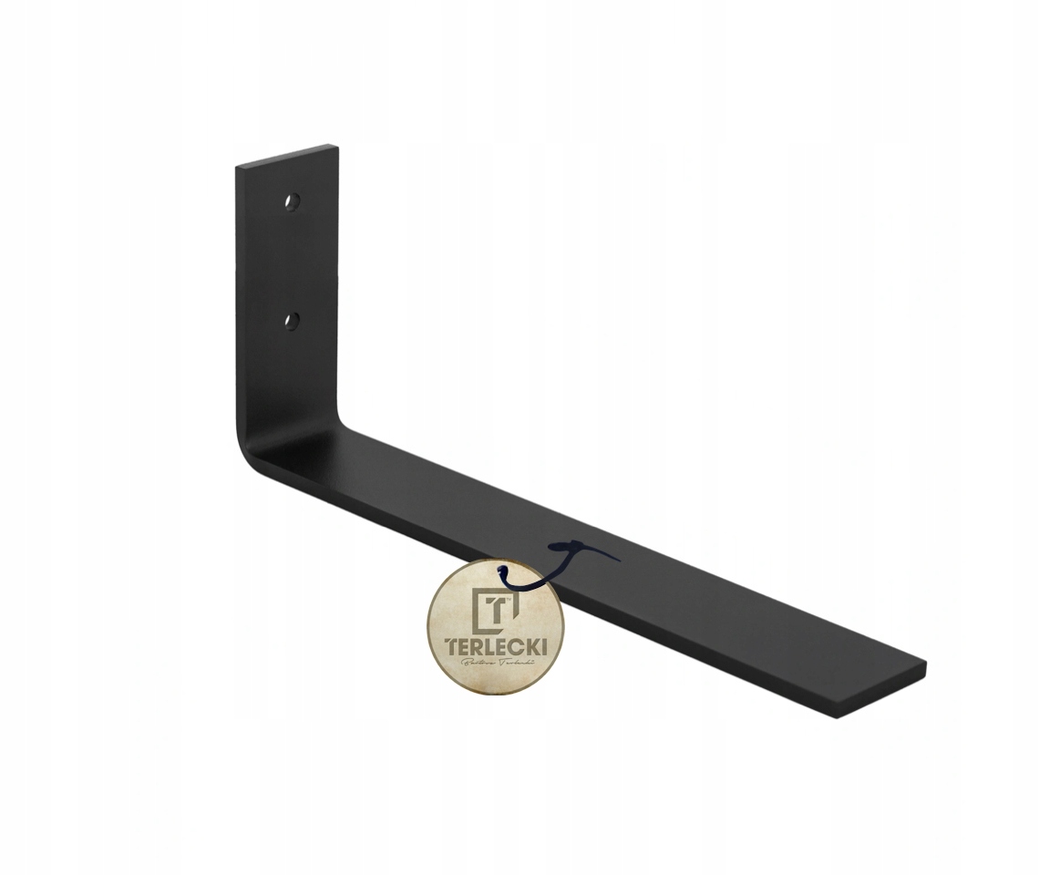 

Wspornik podpora półki metalowy czarny loft 10cm