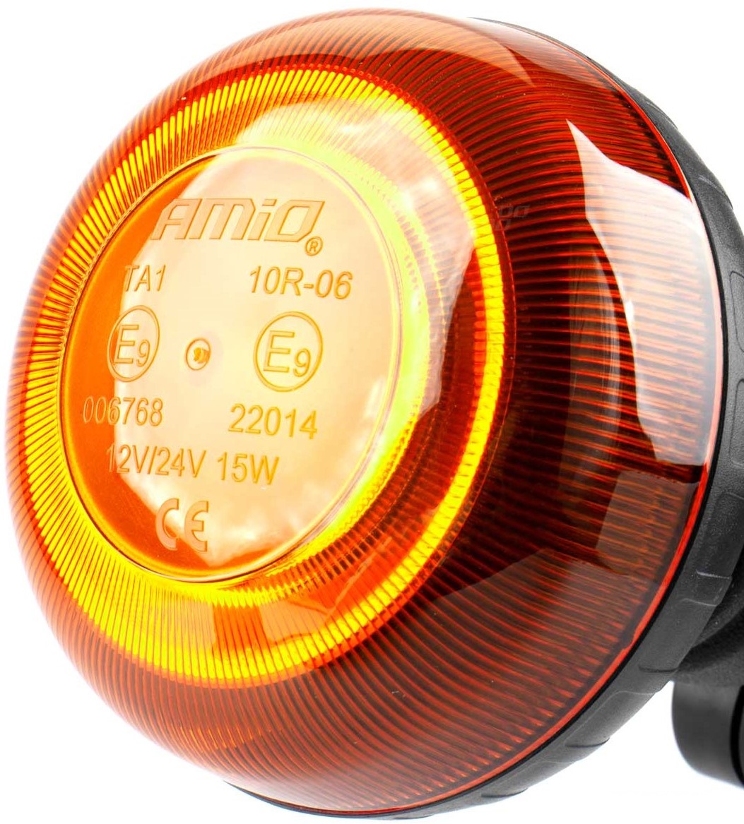 LAMPA OSTRZEGAWCZA DACHOWA KOGUT 18xLED 12-24V Producent części Amio