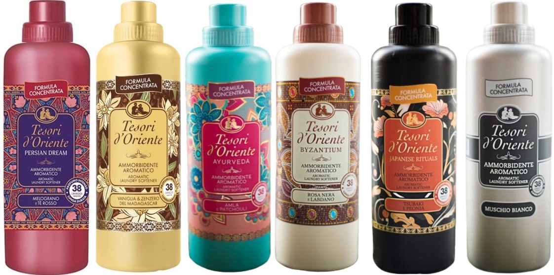 Levně Tesori d'Oriente Sada 6 italských avivážních přípravků 760 ml Pvabjm