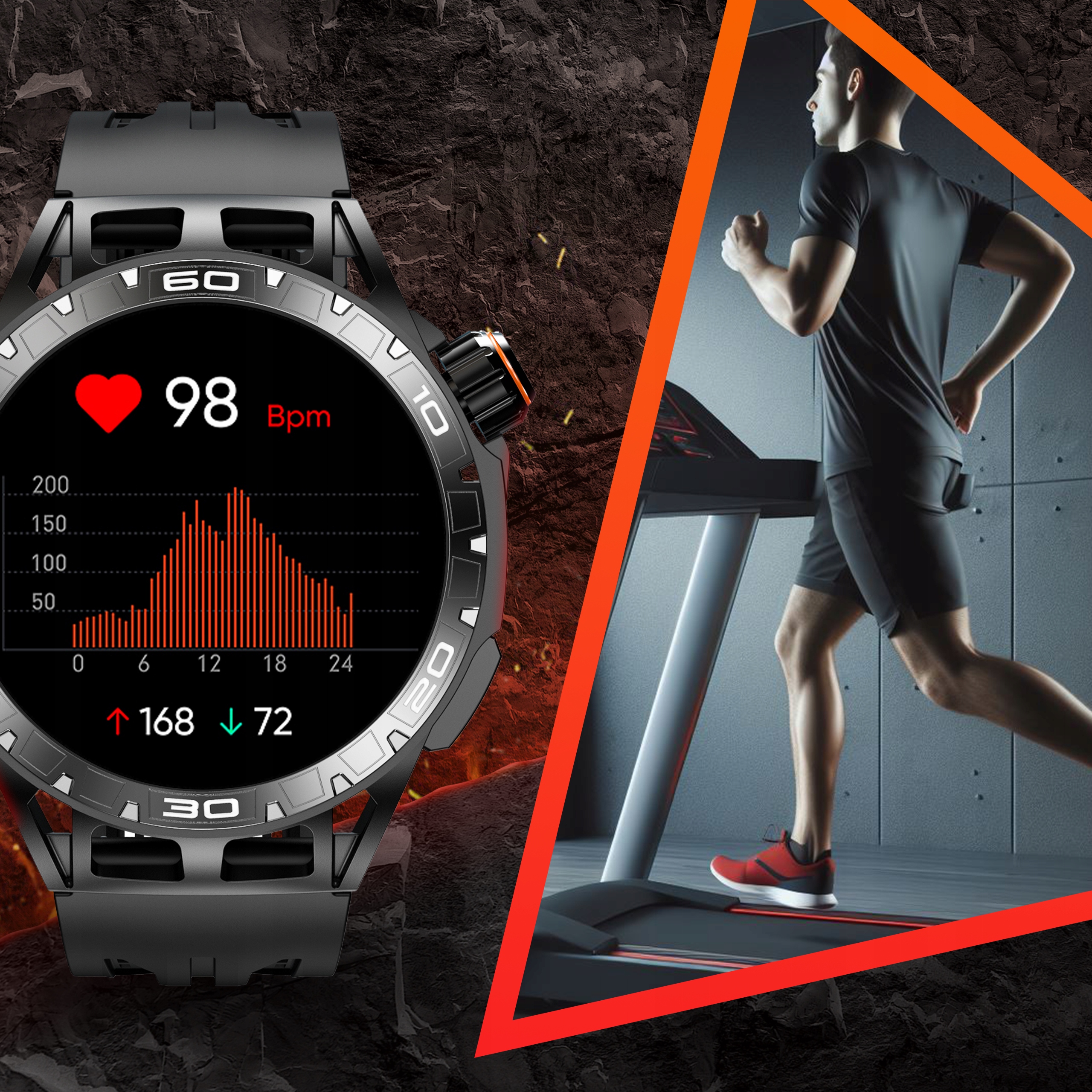 SMARTWATCH ZEGAREK MENU MĘSKI ROZMOWY POLSKIE SPORT AMOLED SMART WATCH Kompatybilność systemowa Android iOS Windows Phone