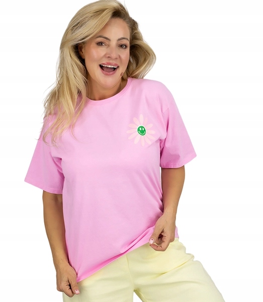 Bavlněné oversize tričko s módním potiskem Agrafka unisize