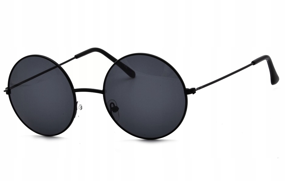 

Czarne Okulary Lenonki Przeciwsłoneczne Męskie