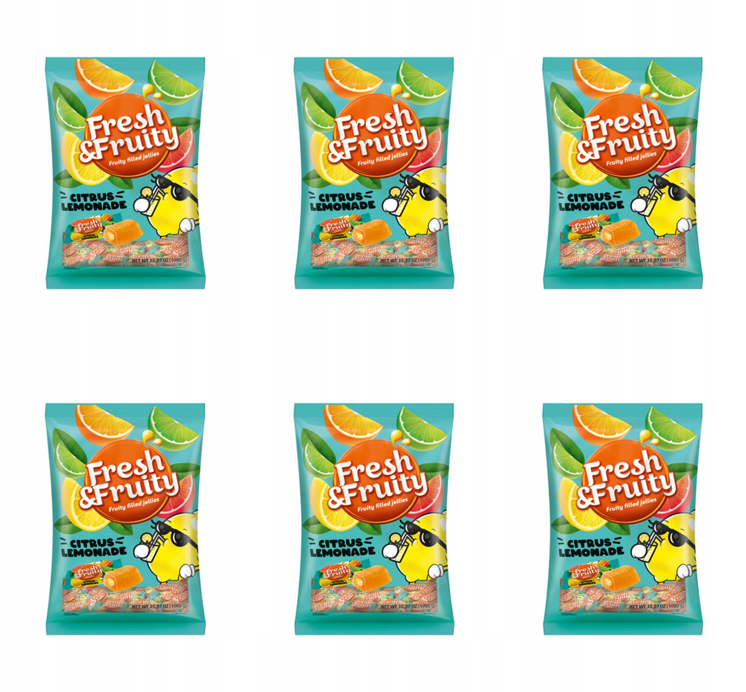 Wawel Želé Fresh & Fruity Citrus Lemonade 1kg X6