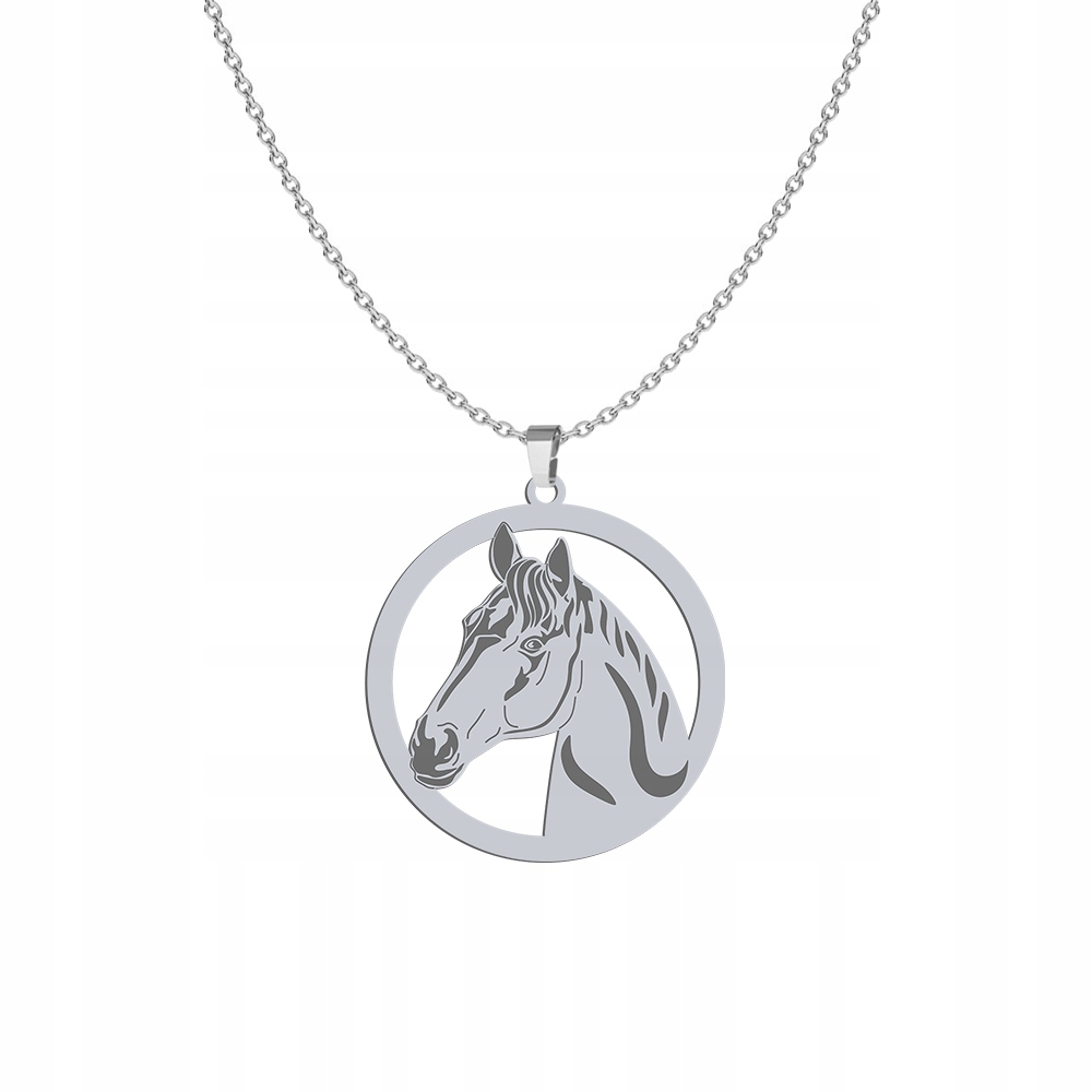 Stříbrný Řetízek s trakenským koněm 925 Řetízek Šperky Gravírování