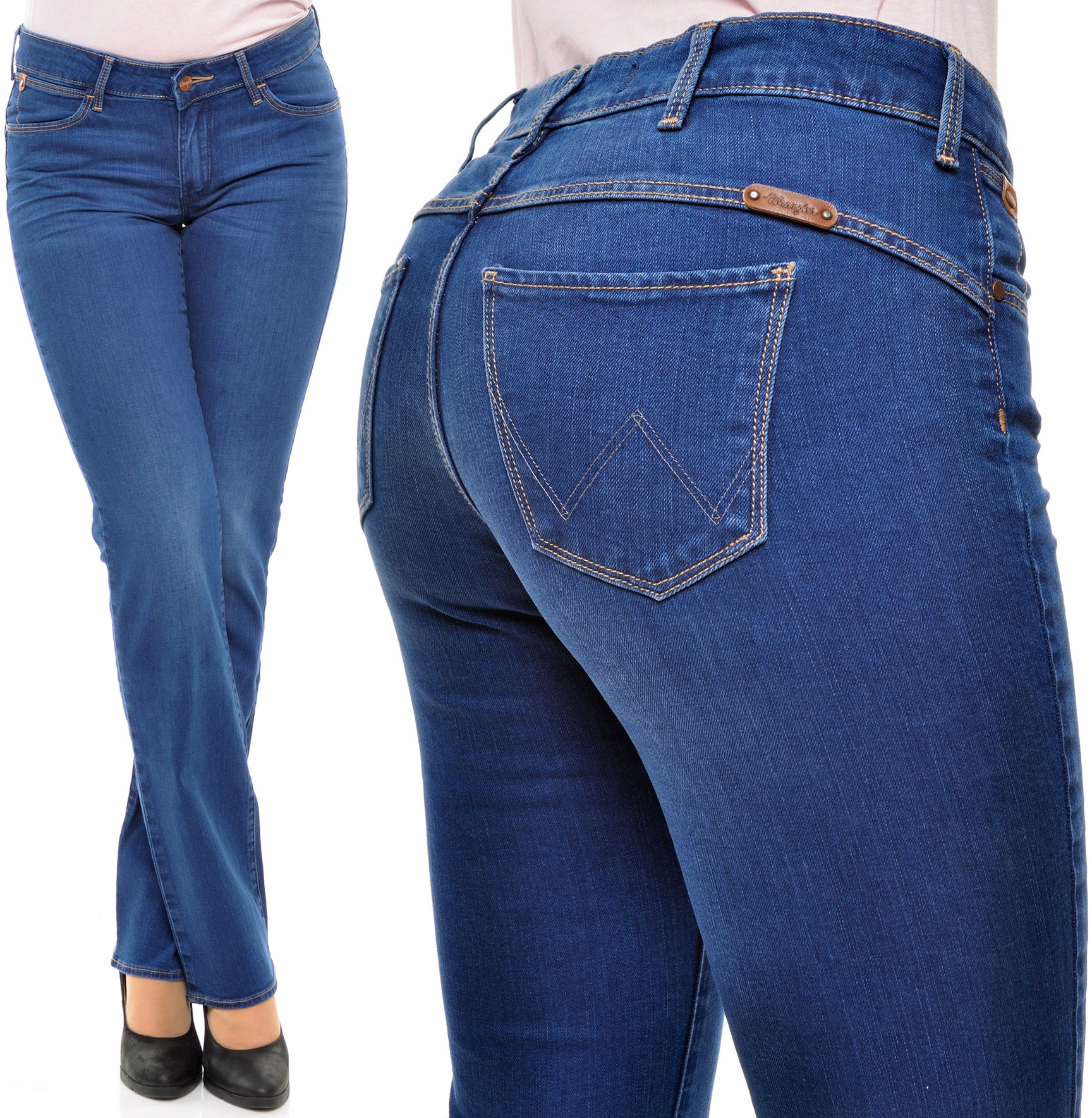 Wrangler kalhoty Blue regular Sara Narrow W28 L32