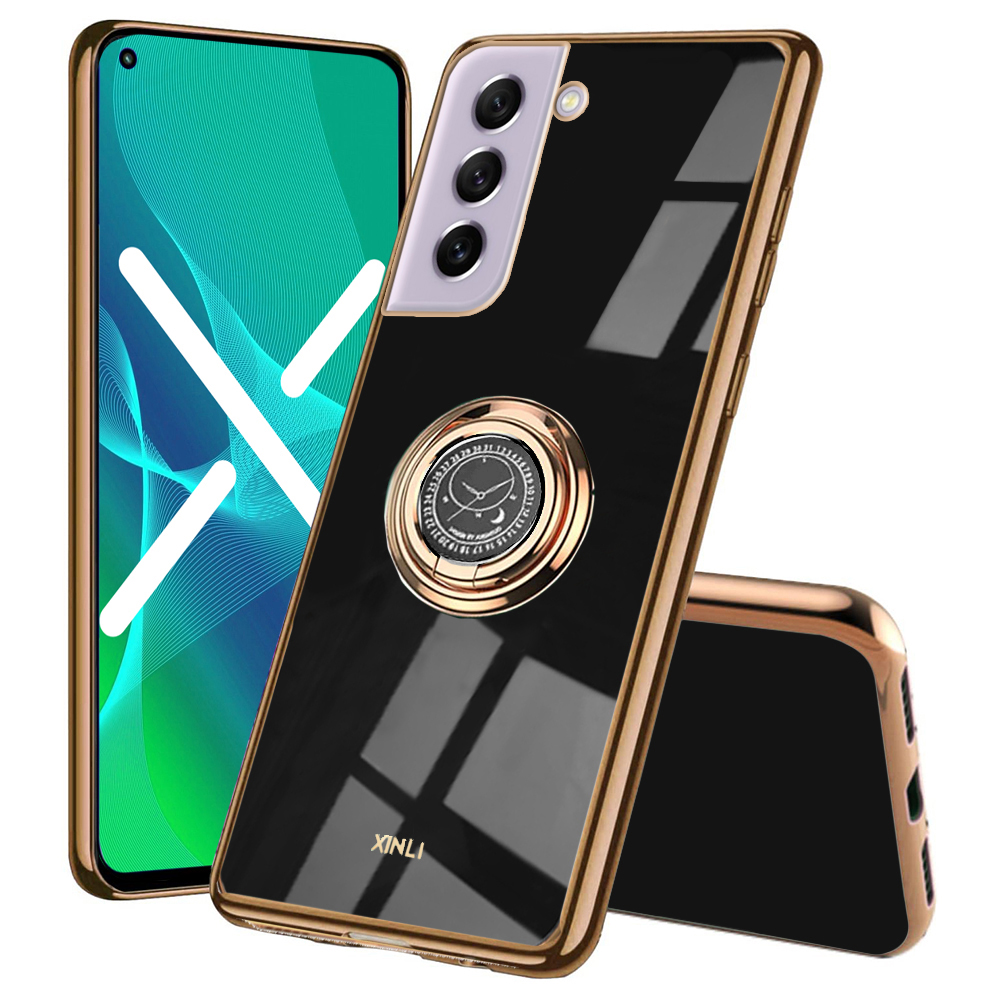

Etui do Galaxy S21 Fe, Electro Ring Case Szkło