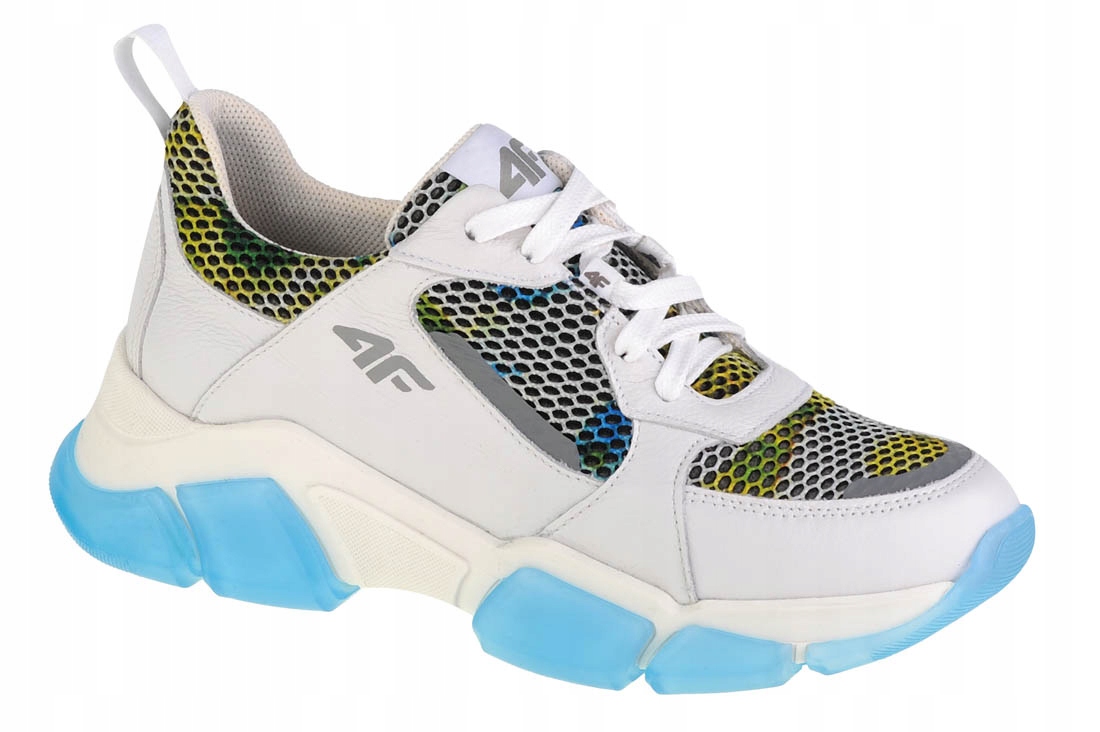 4F Wmn's Casual [37] Dámské kožené tenisky bílé