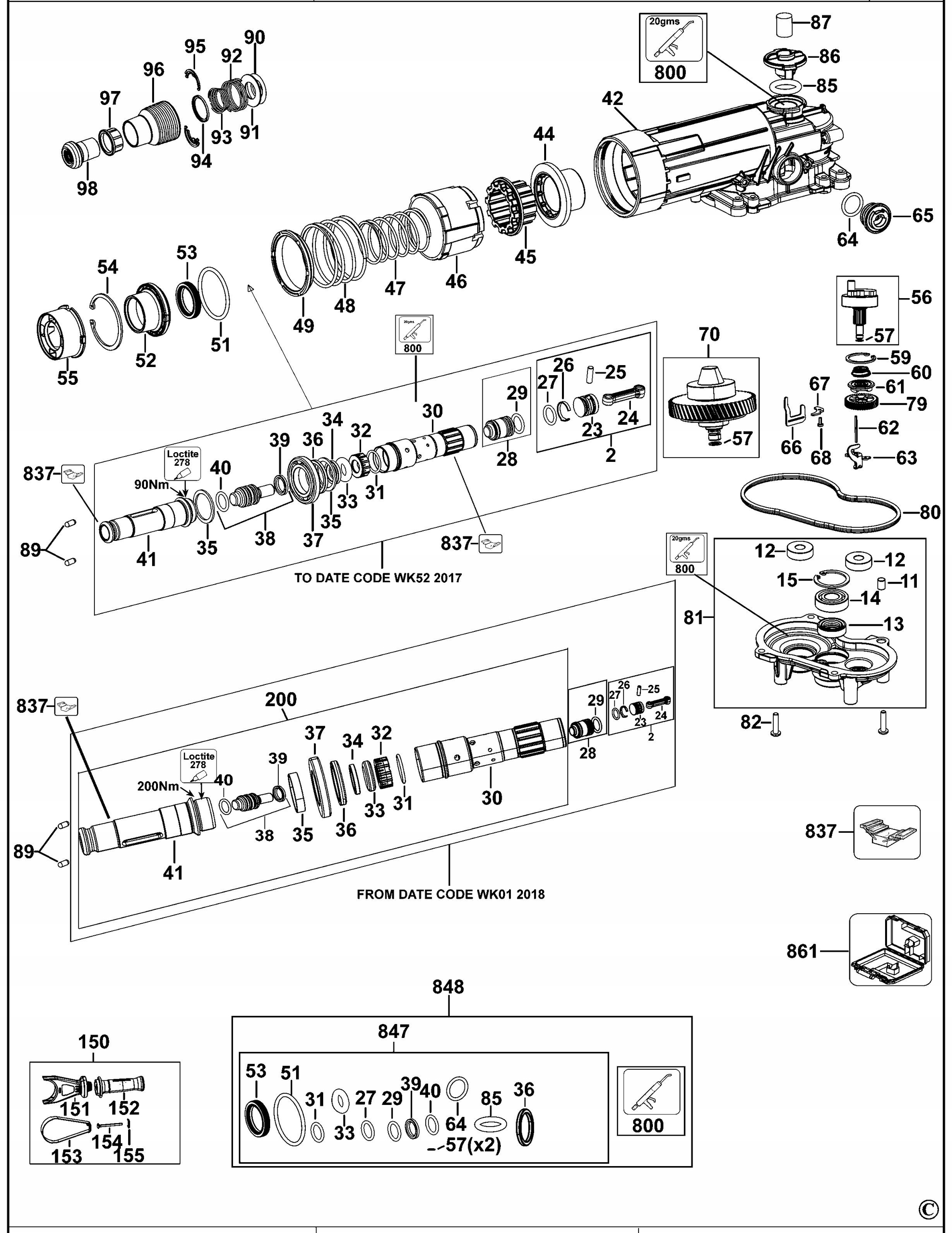 DEWALT N465586 USZCZELKA DO DCH481 Rodzaj uszczelka
