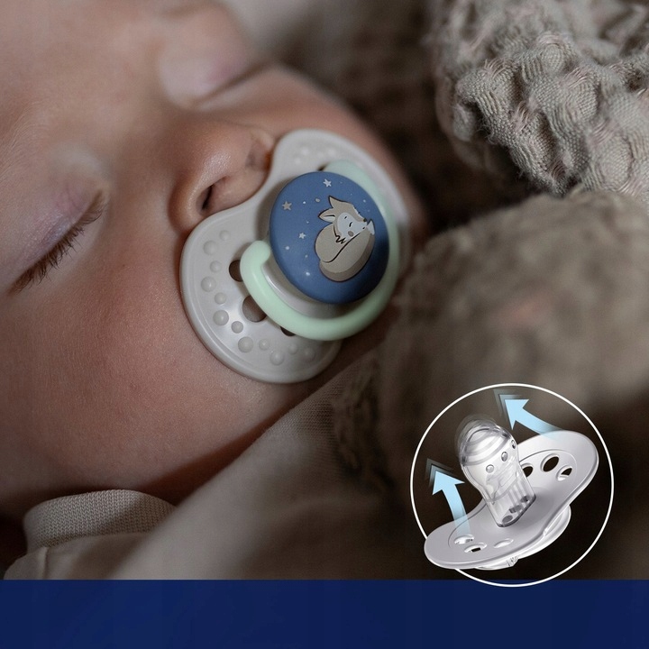 LOVI 2 smoczki smoczek dynamiczny 18+ m Night&Day GIRL Liczba sztuk w zestawie 2 szt.