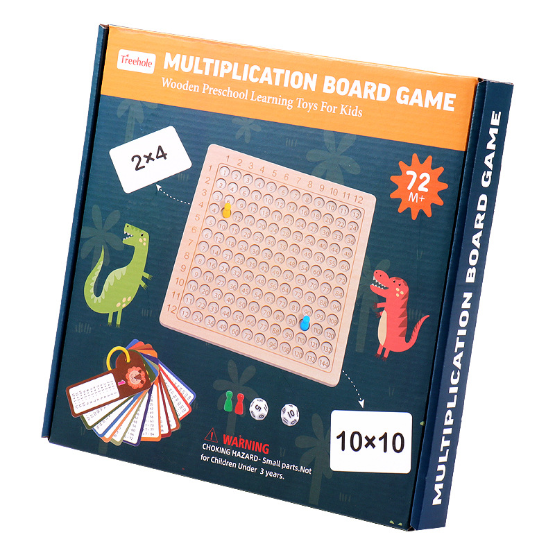 Układanka Drewniana GRA PLANSZOWA TABLICZKA MNOŻENIA EDUKACYJNA NAUKA Rodzaj tabliczka mnożenia