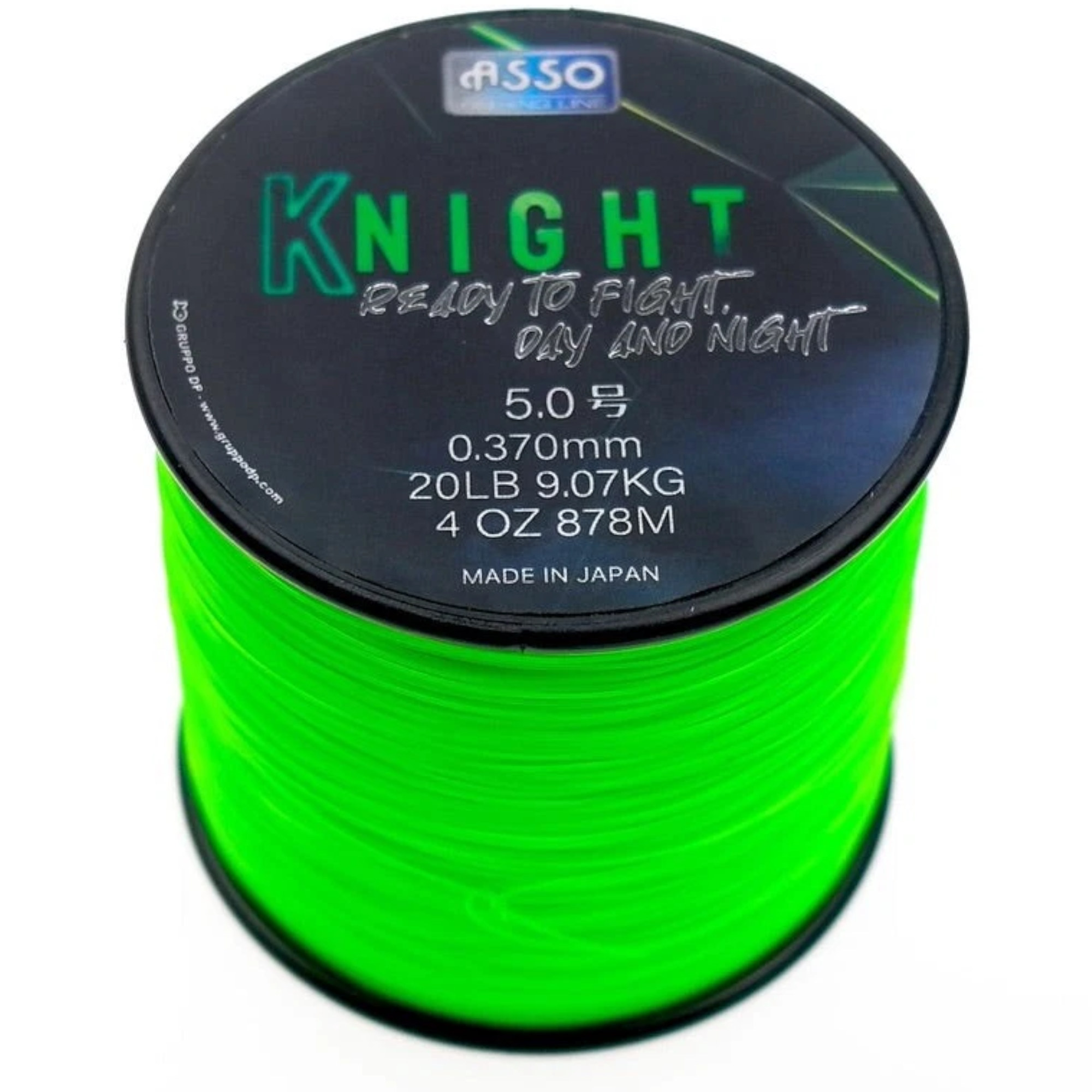 Żyłka Asso Knight St 5.0Go Green 61 Fluo 0,370mm 1200m