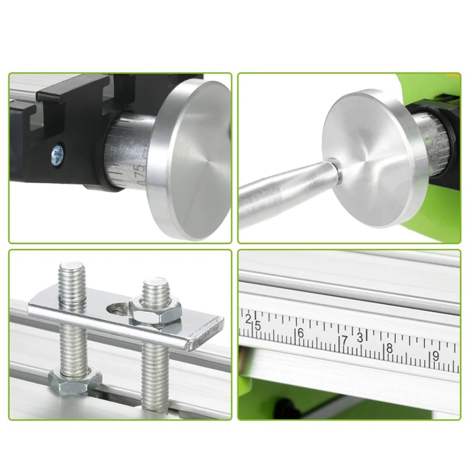 KRÍŽOVÝ STÔL PRE VŔTAČKU, MULTIFUNKČNÝ S 3 T STOPAMI, HLINÍKOVÝ, PRESNÝ Hmotnosť (s balením) 0.2 kg