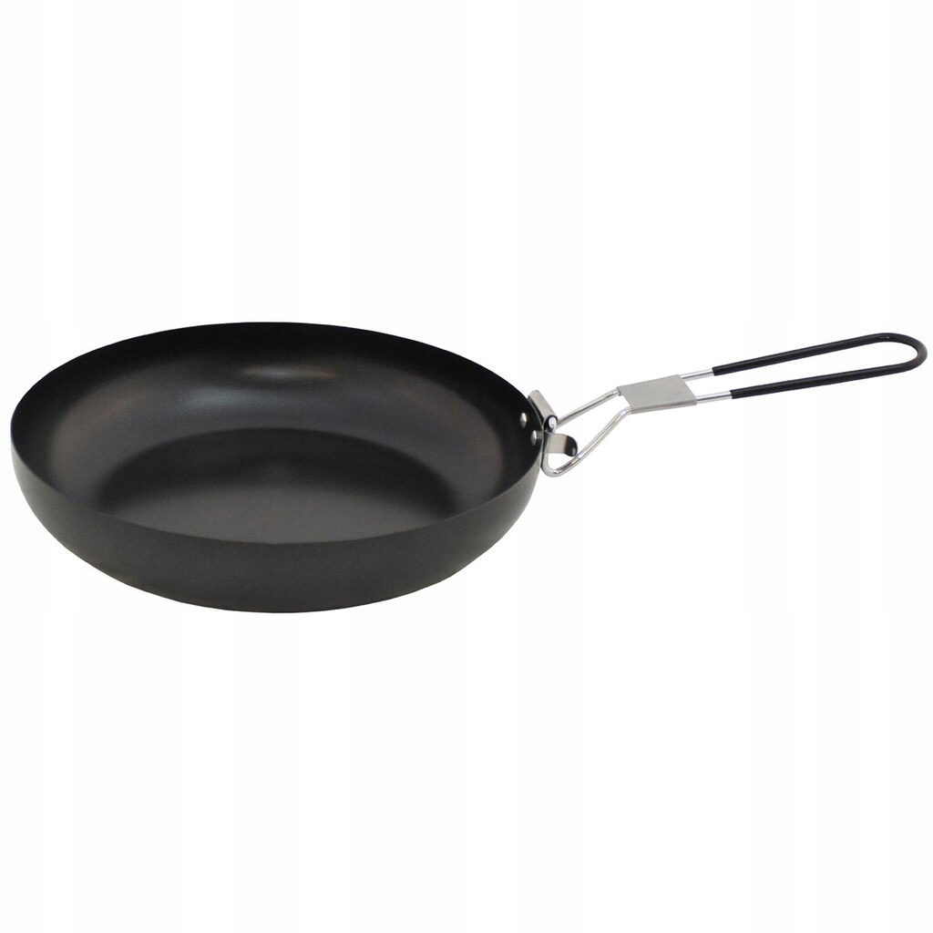 Składana patelnia turystyczna Fox Outdoor 33613A czarna 24 cm