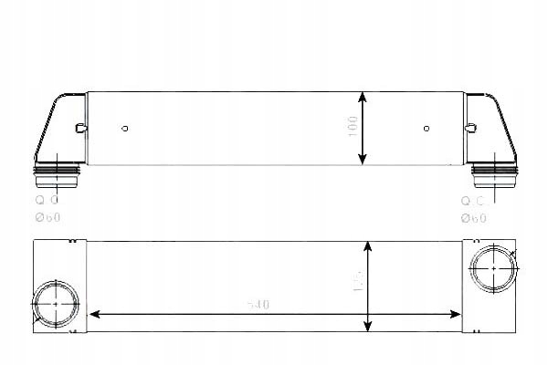 NRF INTERCOOLER LAND ROVER RANGE ROVER III 3.0 D 4