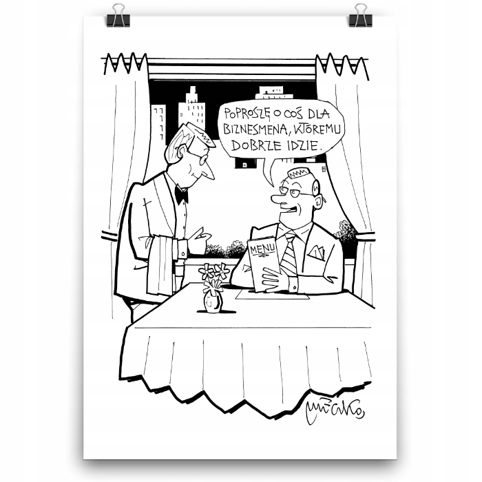 

Plakat Szef Coś Dla Biznesmena Andrzej Mleczko