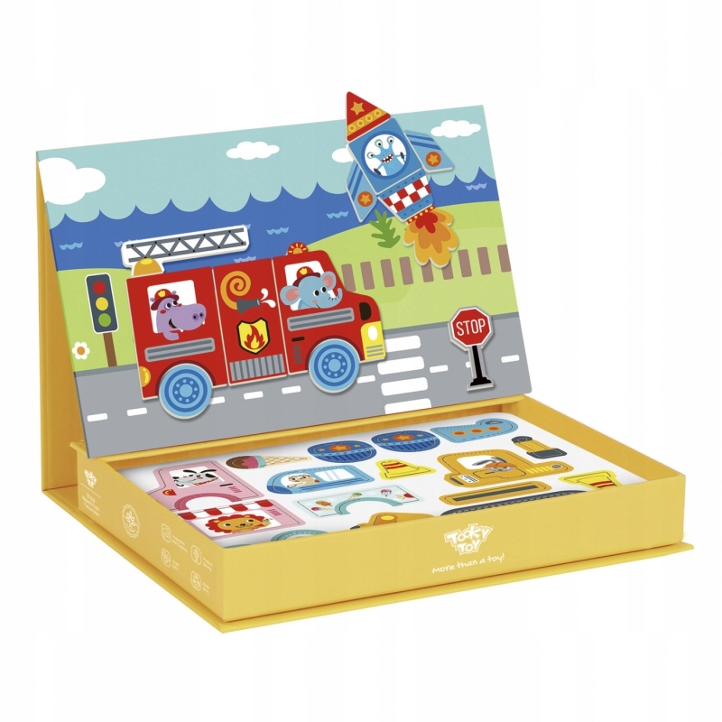 

Puzzle Magnetyczne Układanka Montessori 80 ele.