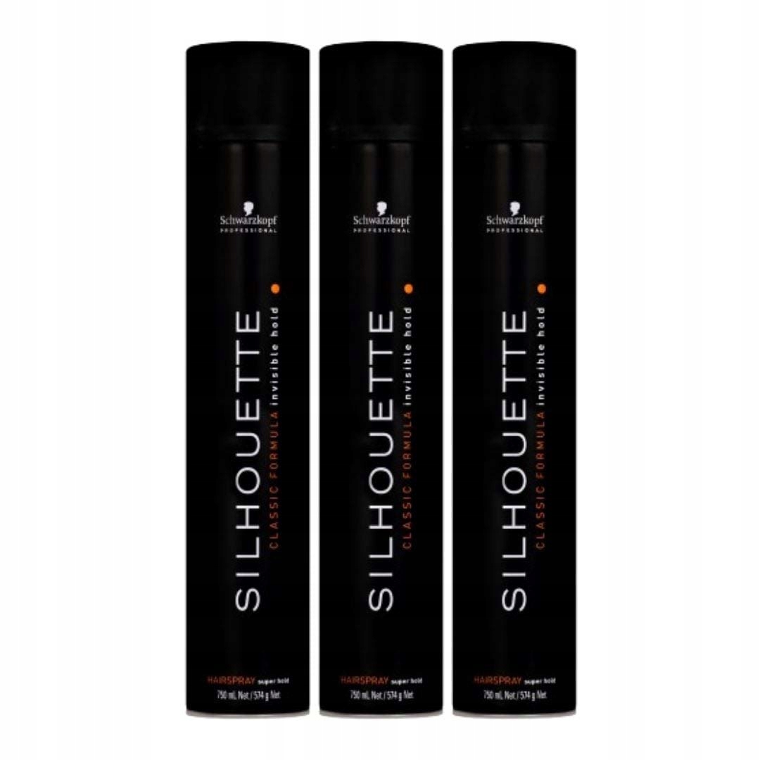 Schwarzkopf Silhouette Hold 3 X Velmi silný lak na vlasy 750 ml