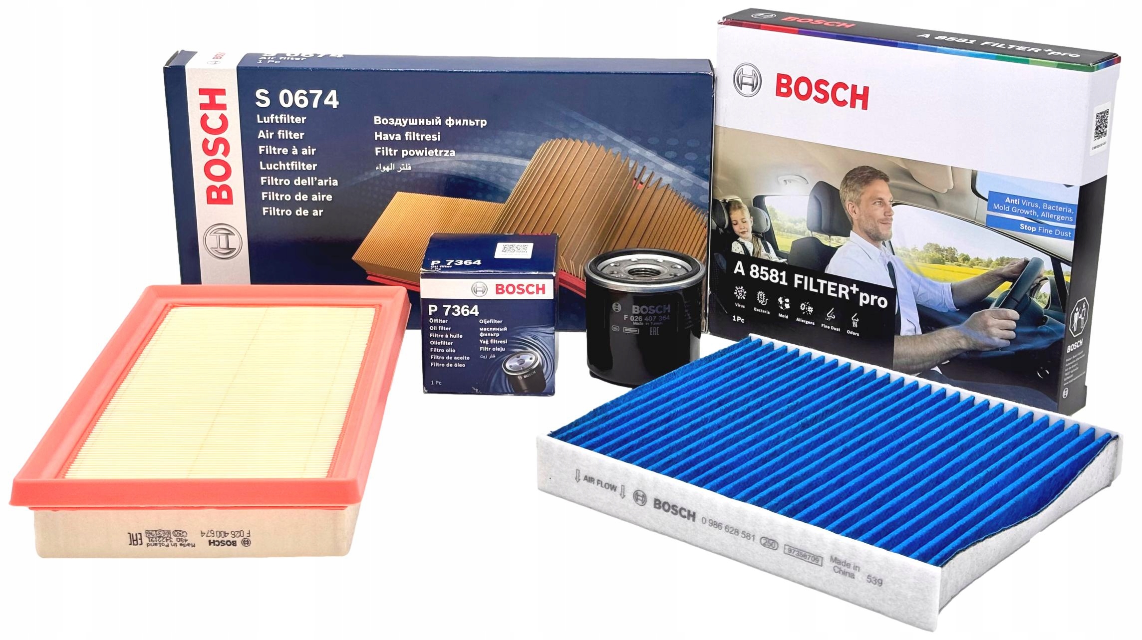 Bosch Sada Filtrů Nx II 21- 2.5 350h NX350h 243KM 2.5 450h NX450h 309KM