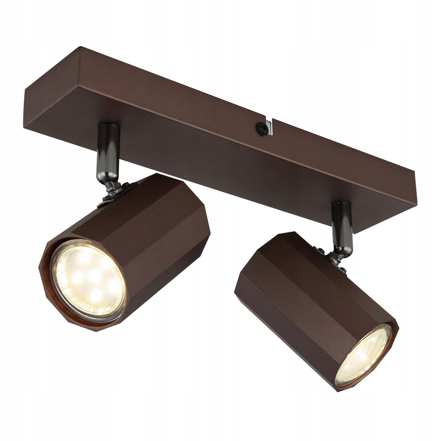 Reflektorová stropní svítidlo James Globo Lighting 2xGU10 25W hnědá