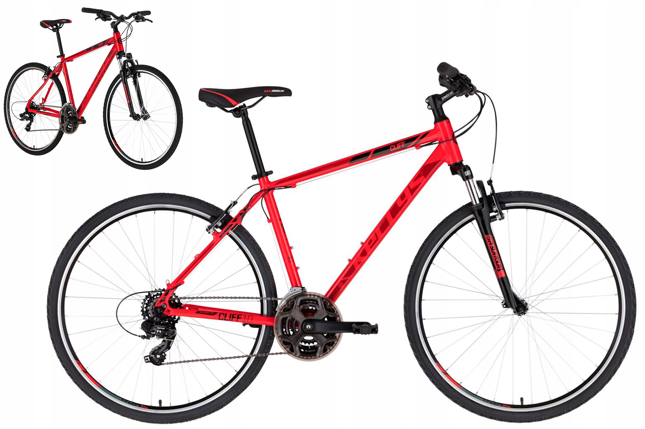 Rower Crossowy KELLYS CLIFF 10 28 M 19' czerwony